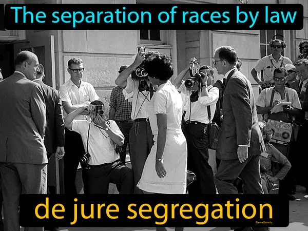 the separation of races by law