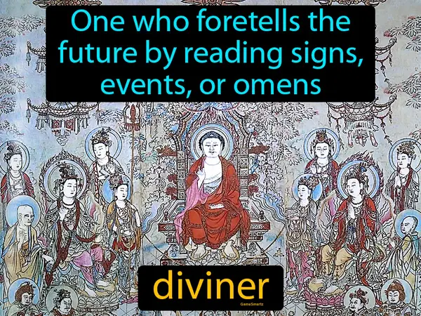 one who foretells the future by reading signs, events, or omens
