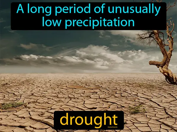 a long period of unusually low precipitation