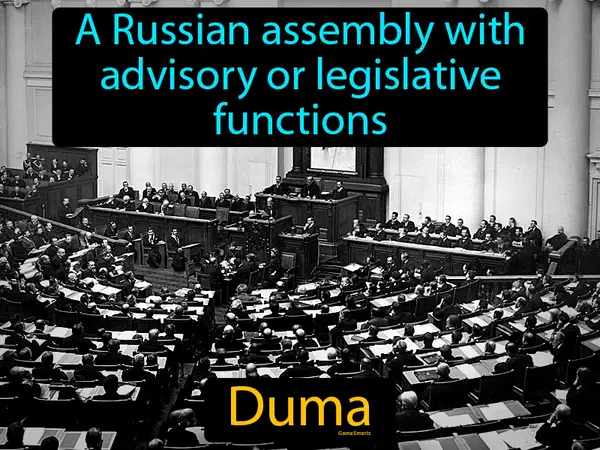 a Russian assembly with advisory or legislative functions