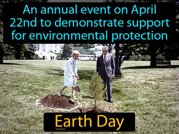 an annual event on April 22 to demonstrate support for environmental protection