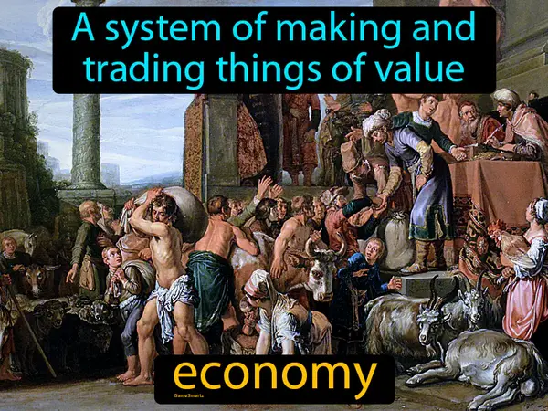 a system of making and trading things of value