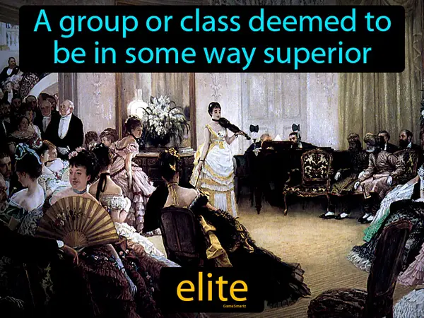 A group or class deemed to be in some way superior