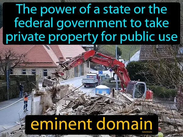 the power of a state or the federal government to take private property for public use