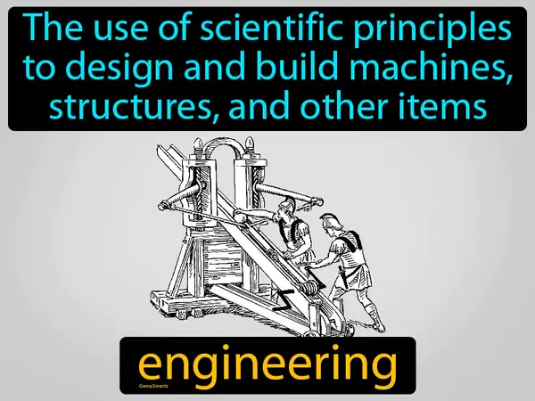 The use of scientific principles to design and build machines, structures, and other items