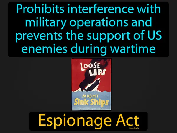 prohibits interference with military operations and prevents the support of US enemies during wartime
