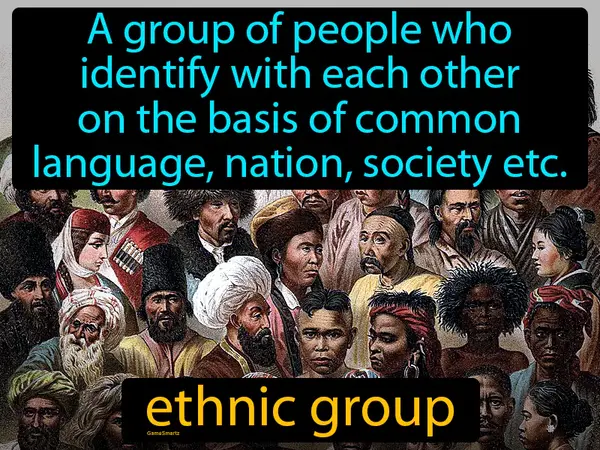 A group of people who identify with each other on the basis of common language, nation, society etc.
