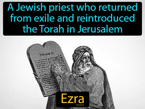 a Jewish priest who returned from exile and reintroduced the Torah in Jerusalem