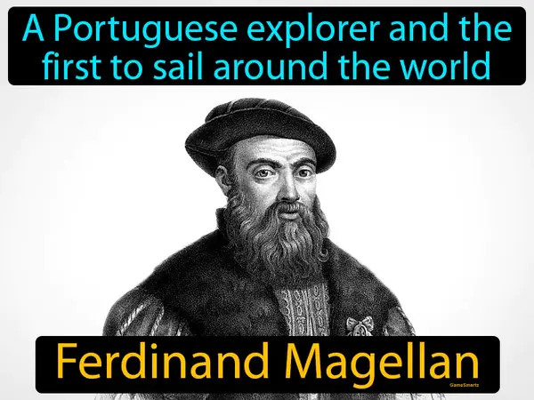 a Portuguese explorer and the first to sail around the world