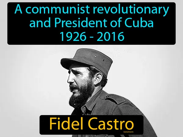 a communist revolutionary and President of Cuba 1926 - 2016