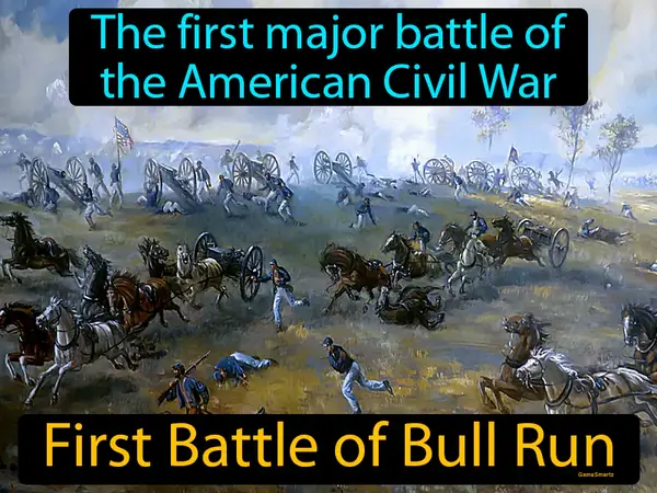 the first major battle of the American Civil War