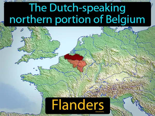 The Dutch-speaking northern portion of Belgium
