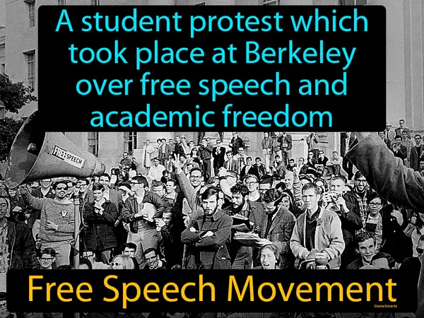 a student protest which took place at Berkeley over free speech and academic freedom