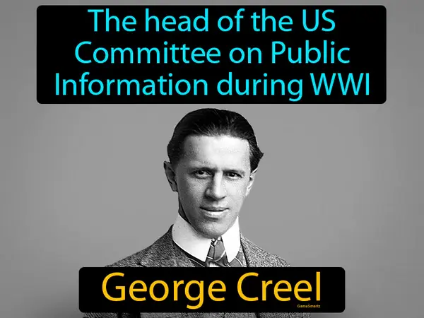 the head of the US Committee on Public Information during WWI