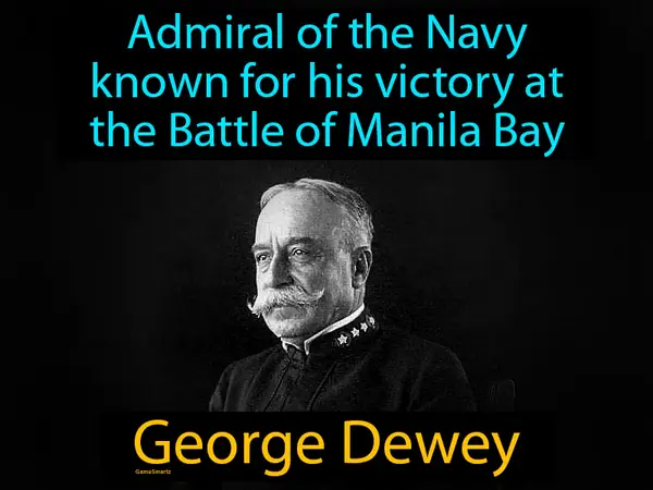admiral of the Navy known for his victory at the Battle of Manila Bay