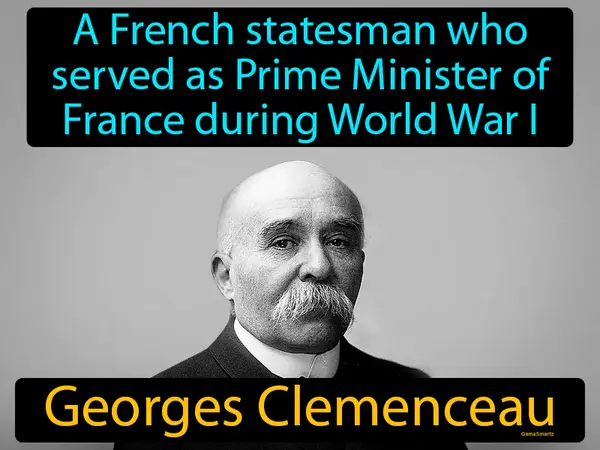 a French statesman who served as Prime Minister of France during World War I