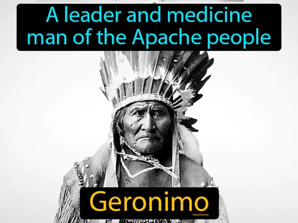 a leader and medicine man of the Apache people