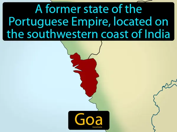 A former state of the Portuguese Empire, located on the southwestern coast of India