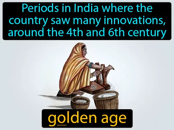 A periods in India where the country saw many innovations, around the 4th and 6th century CE
