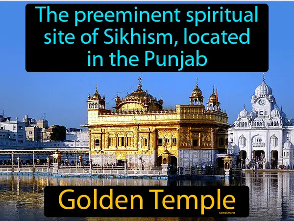 The preeminent spiritual site of Sikhism, located in the Punjab
