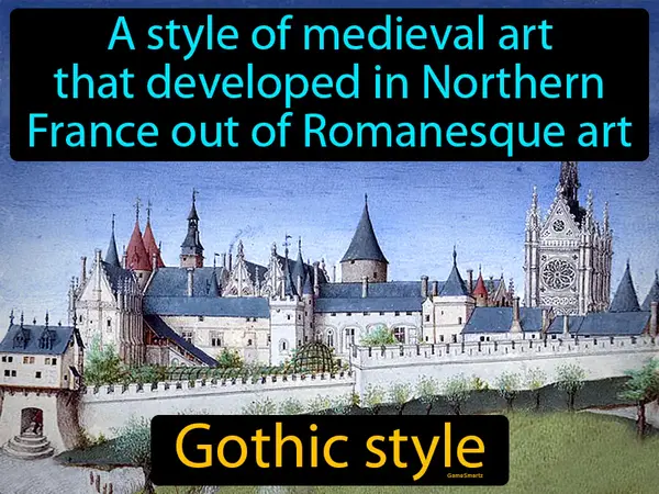 a style of medieval art that developed in Northern France out of Romanesque art