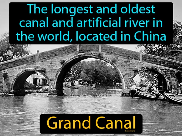 the longest and oldest canal and artificial river in the world, located in China