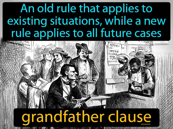 an old rule that applies to existing situations, while a new rule applies to all future cases