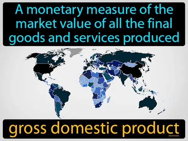 A monetary measure of the market value of all the final goods and services produced