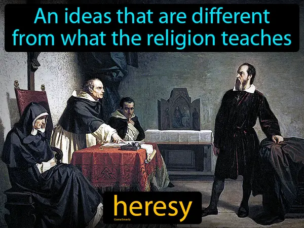 An ideas that are different from what the religion teaches
