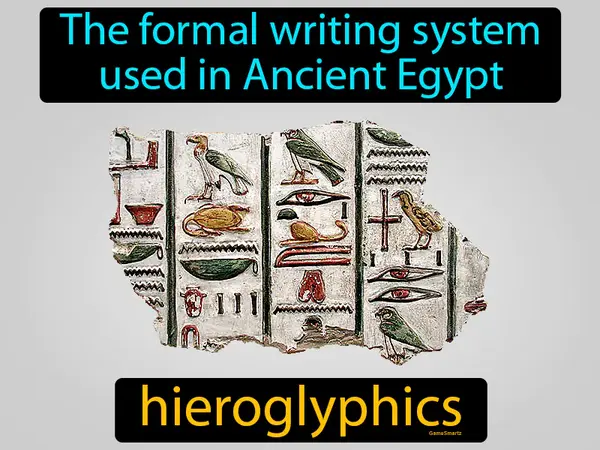 the formal writing system used in Ancient Egypt