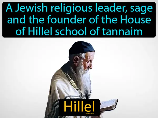 a Jewish religious leader, sage and the founder of the House of Hillel school of tannaim