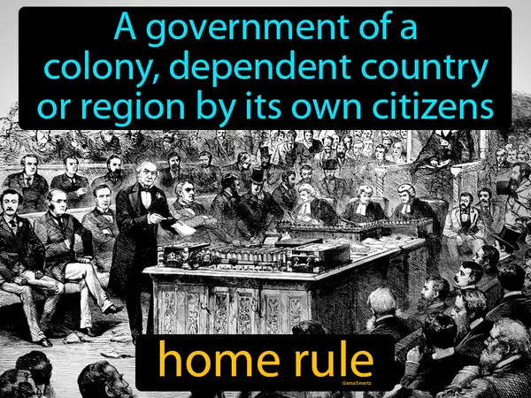 A government of a colony, dependent country or region by its own citizens