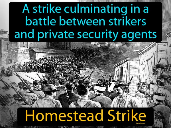 a strike culminating in a battle between strikers and private security agents