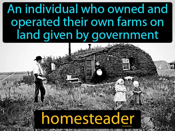 an individual who owned and operated their own farms on land given by government