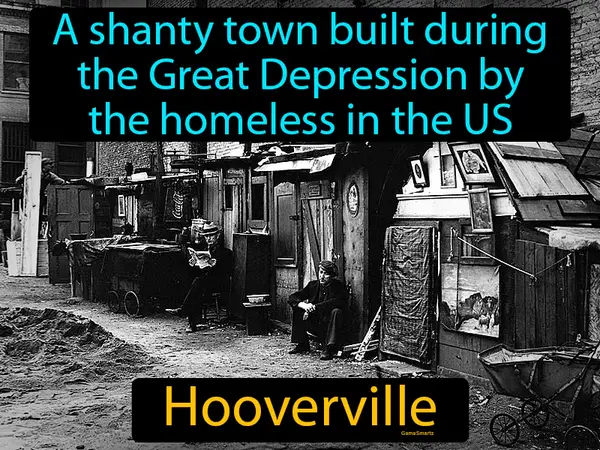 a shanty town built during the Great Depression by the homeless in the US