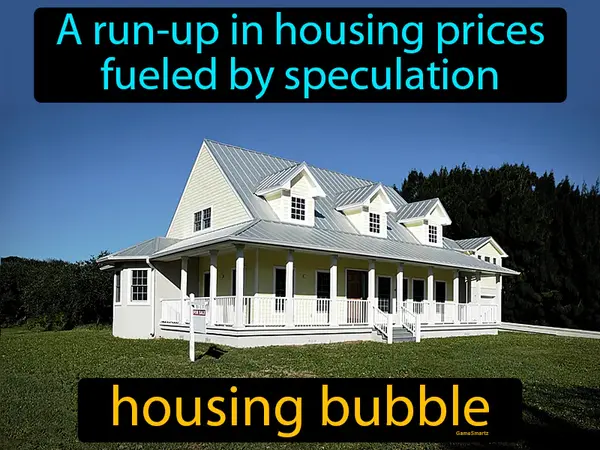 a run-up in housing prices fueled by speculation