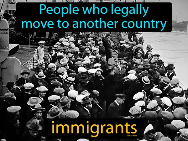 people who legally moves to another country