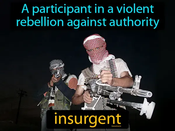 A participant a violent rebellion against authority