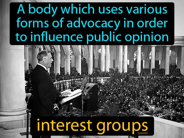 a body which uses various forms of advocacy in order to influence public opinion