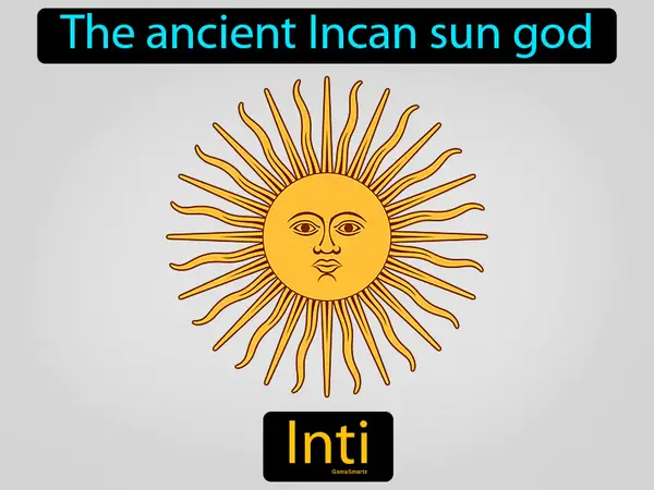 The ancient Incan sun god