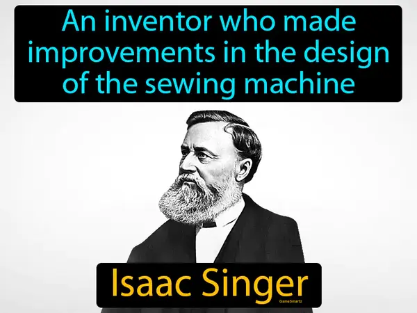 an inventor who made improvements in the design of the sewing machine
