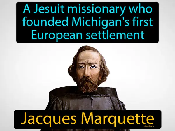 a Jesuit missionary who founded Michigan's first European settlement