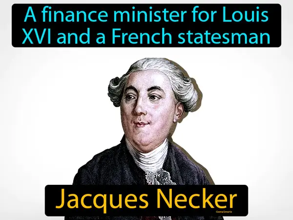 A finance minister for Louis XVI and a French statesman
