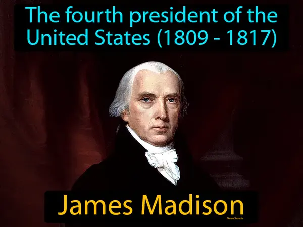 the fourth president of the United States (1809 - 1817)