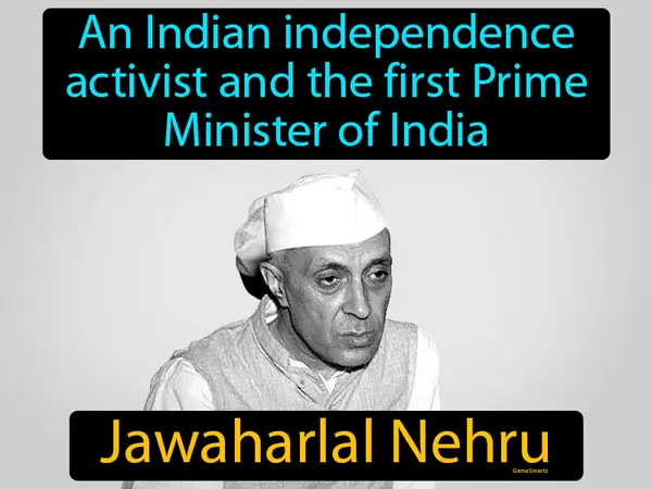 an Indian independence activist and the first Prime Minister of India