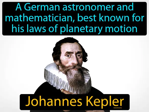 A German astronomer, astrologer, mathematician and best known for his laws of planetary motion