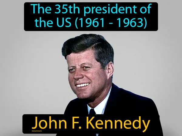 the 35th president of the US (1961 - 1963)