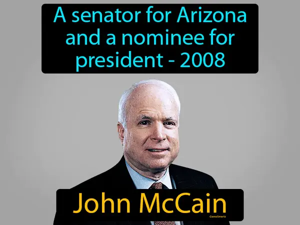 a senator for Arizona and a nominee for president - 2008