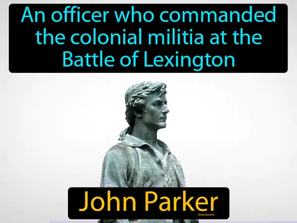 an officer who commanded the colonial militia at the Battle of Lexington