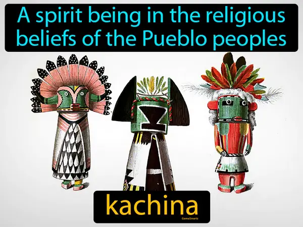A spirit being in the religious beliefs of the Pueblo peoples